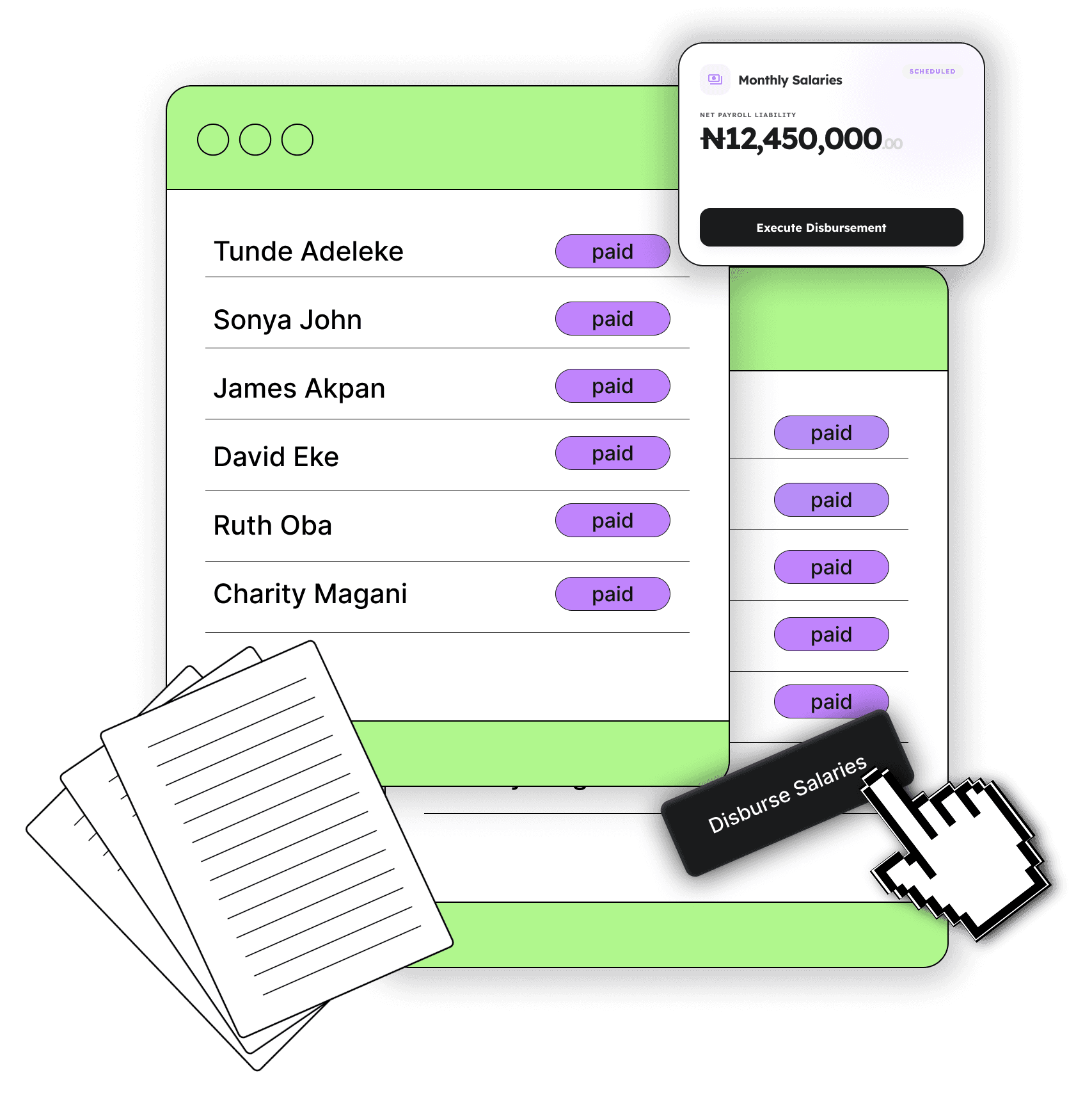 Execute Payroll & Payslips